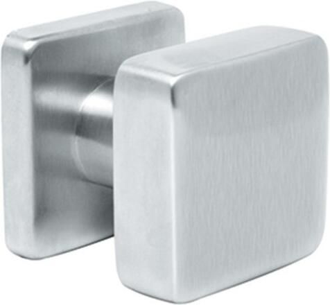 Artitec Wallebroek Voordeurknop QUADRA rvs mat