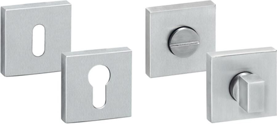 Artitec Wallebroek WC garnituur 4knt rvs mat WC 6-7mm