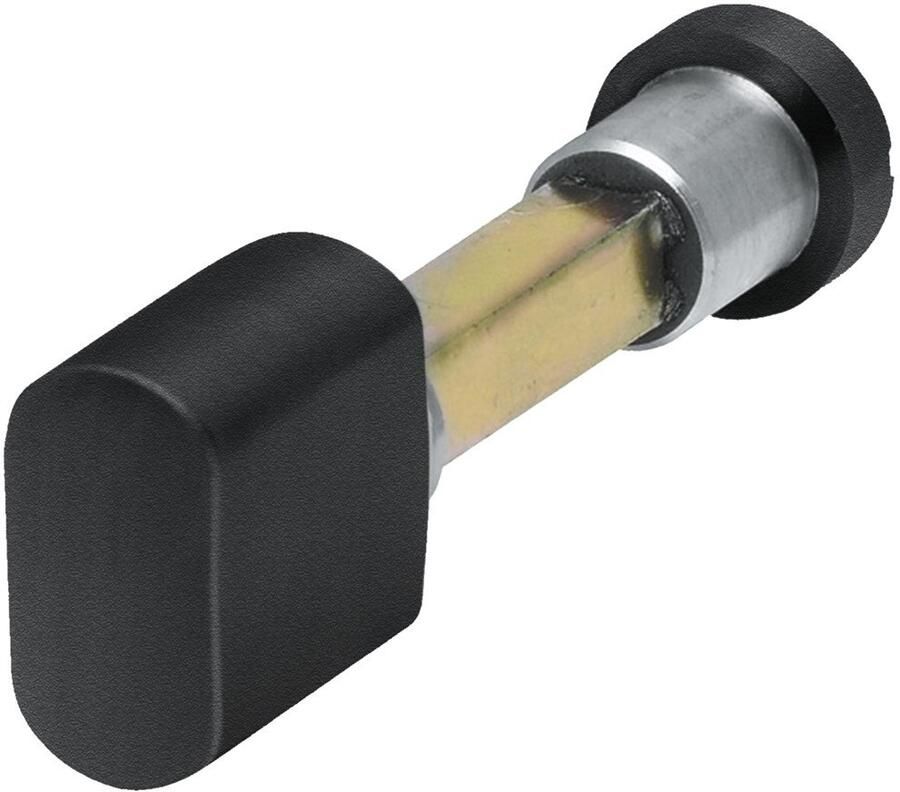 Artitec Wallebroek WC knop stift zwart WC 8mm