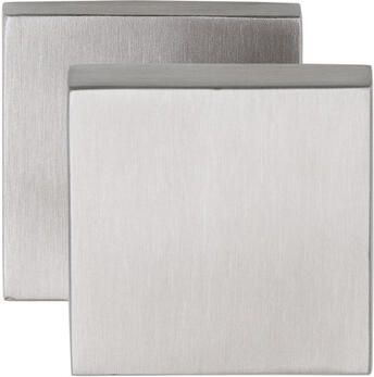 Artitec Wallebroek Wisselknop QUATTRO vast op roz. 53x53x14mm rvs mat