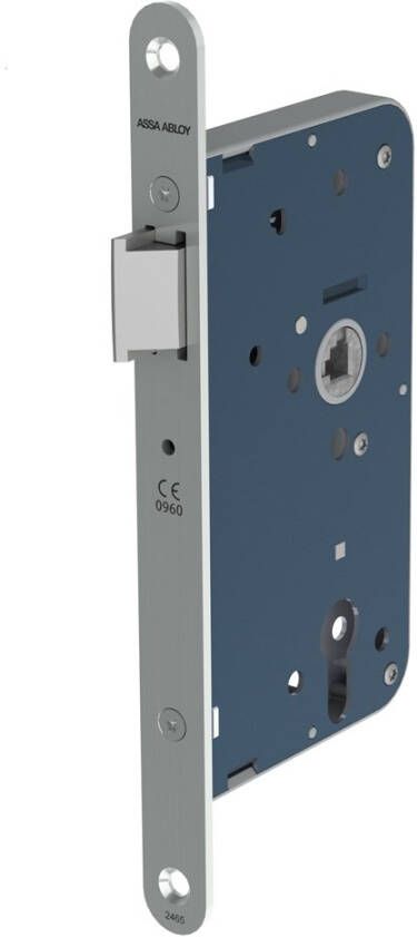 ASSA ABLOY 2465 IDS Loopslot | DM60mm | krukgat 8mm | voorplaat RVS 20x235mm afgerond | instelbare voorstand dagschoot | DR 1+3 2+4 10040589