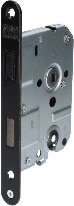 Assa abloy Nemef magneet cilinderslot 1269 73-50 zwarte voorplaat excl. sluitkom