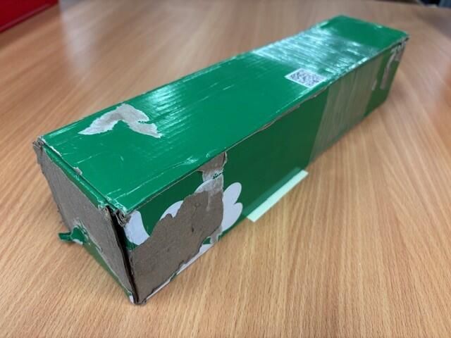 Axa Briefplaat Curve met schacht F1 geslepen