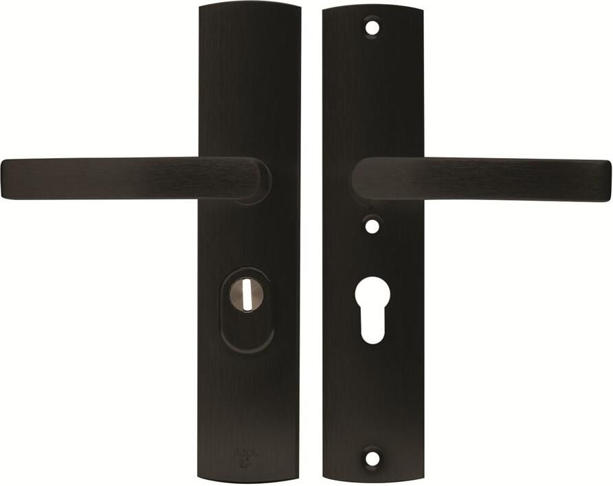 Axa VH-beslag Curve Kr Kr Blok PC55 Zwart 38-54mm