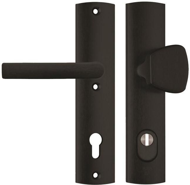 Axa VH-beslag Curve Kr Gr Blok PC92 Zwart 38-54mm