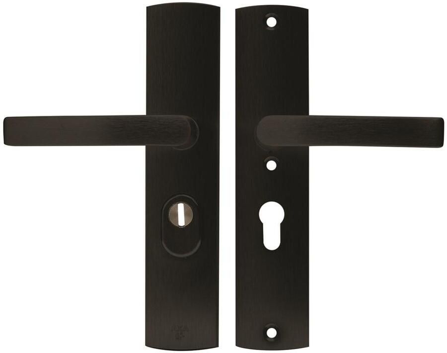 Axa VH-beslag Curve Kr Kr Blok PC55 Zwart 38-54mm