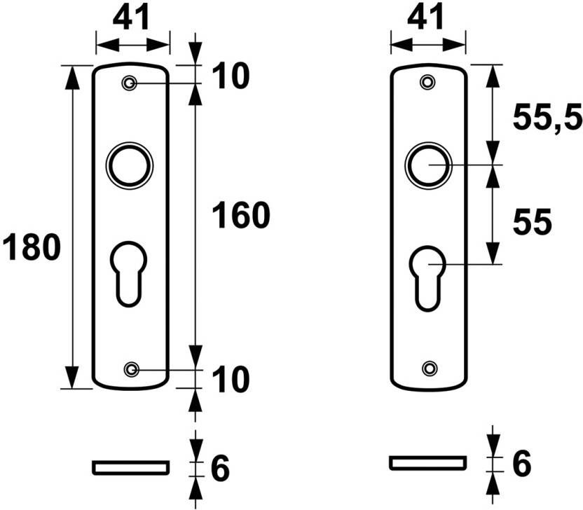 Axa binnenbeslag pc-55 f2