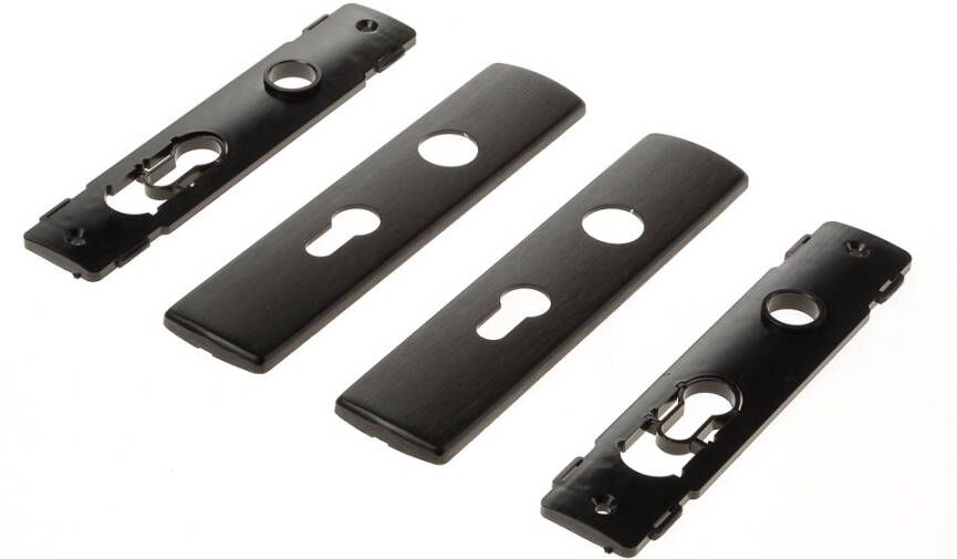 Axa Binnendeurbeslag klik zwart L pc55