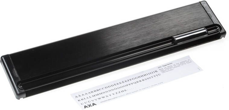 Axa Briefplaat zwart 6206-00-18