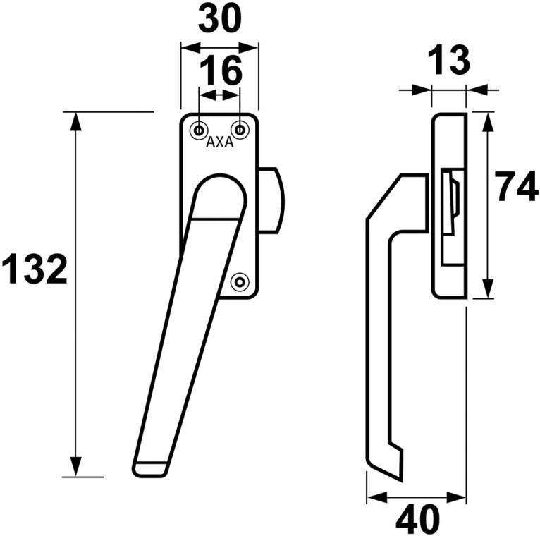 Axa Rsk z.nok f1 ls 3302-40-91 e