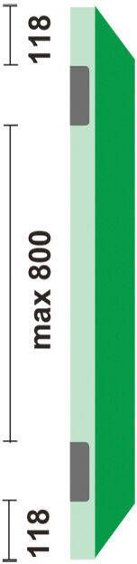 Axa Scharnier rh rvs 76x 76