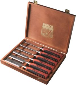 Bahco 424p 6-dlg beitelset in houten kist | 424P-S6-EUR