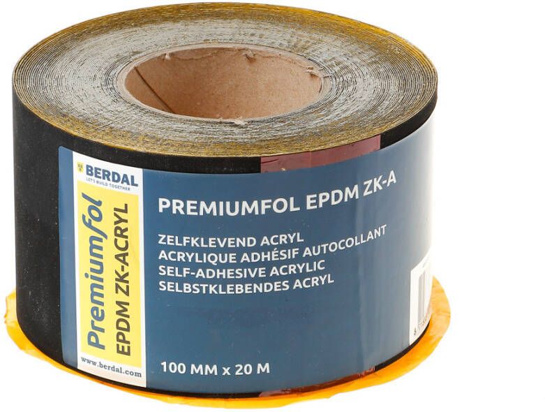 Berdal Epdm folie acryl zelfkl.10cmx20x0.5
