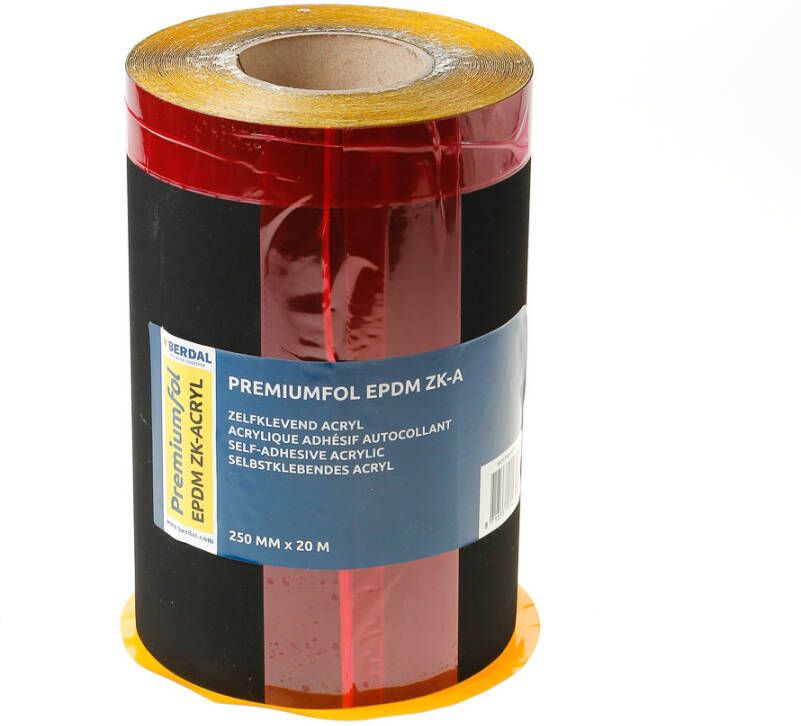 Berdal Epdm folie acryl zelfkl.25cmx20x0.5