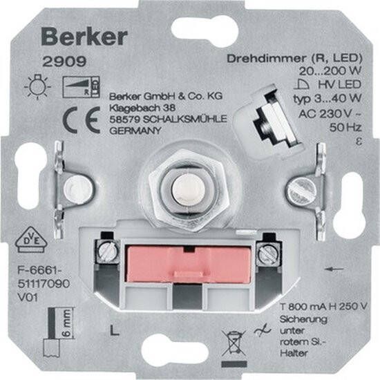 Berker INB LED DIMM. 3-40W 6603595