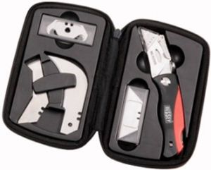 Erdi Set universeelmessen | 25-delig opklapbaar | met nylon etui | 1 stuk DBKPH-SET