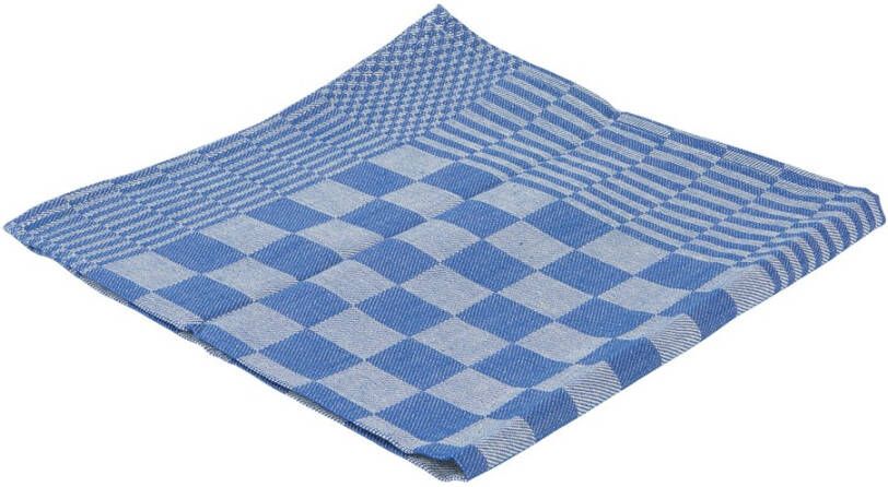 Betra Theedoek blok 70x70cm blauw (10st)