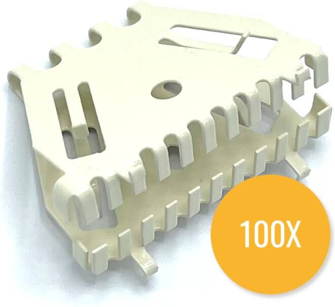 Bijenbekje 50mm RAL 1013 (100)