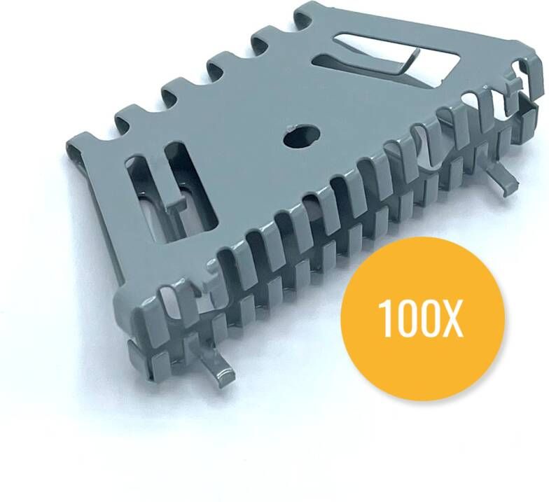Bijenbekje 70mm RAL 7001 (100)