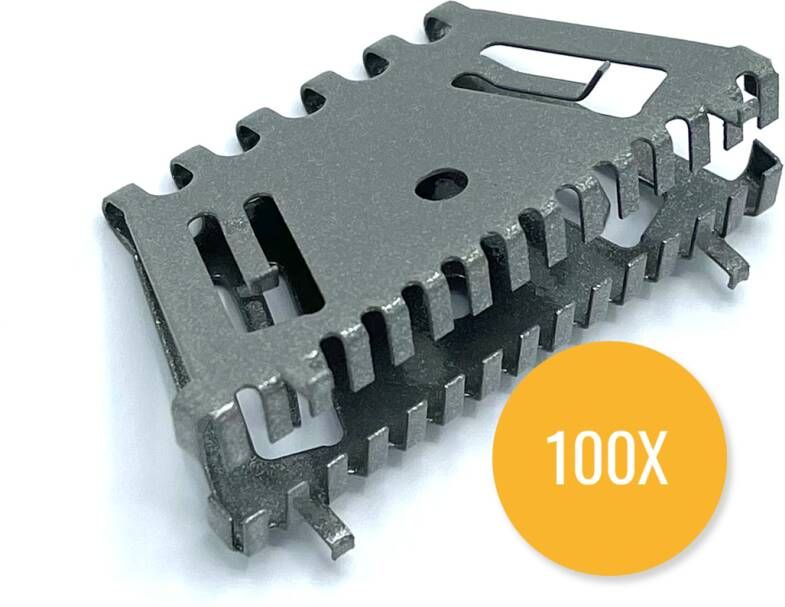 Bijenbekje 70mm RAL 9007 (100)