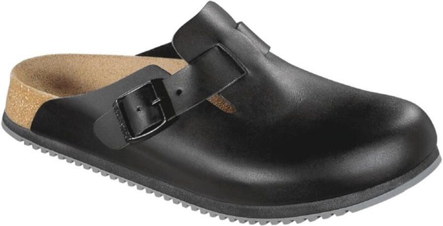 Birkenstock Clog Boston SL zwart bovenmateriaal: leder EN ISO 20345 SRA