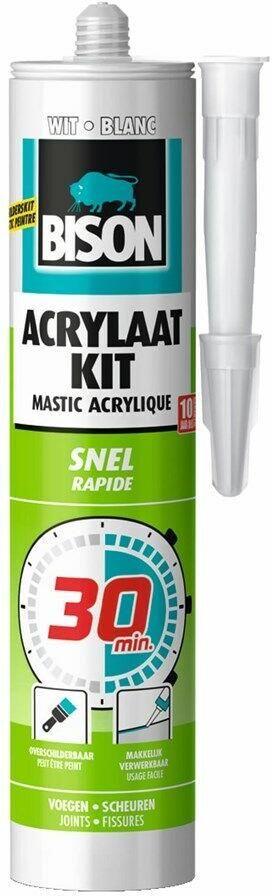 Bison Acrylaatkit 30 Min Wit Crt 300Ml*12 Nlfr 1491142