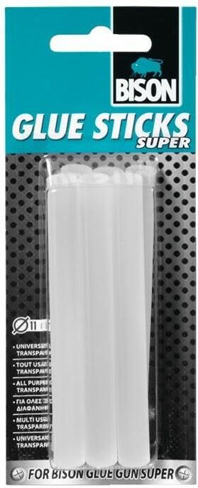 Bison Glue Sticks Transparant Crd 6X11Mm*12 L79 1490810