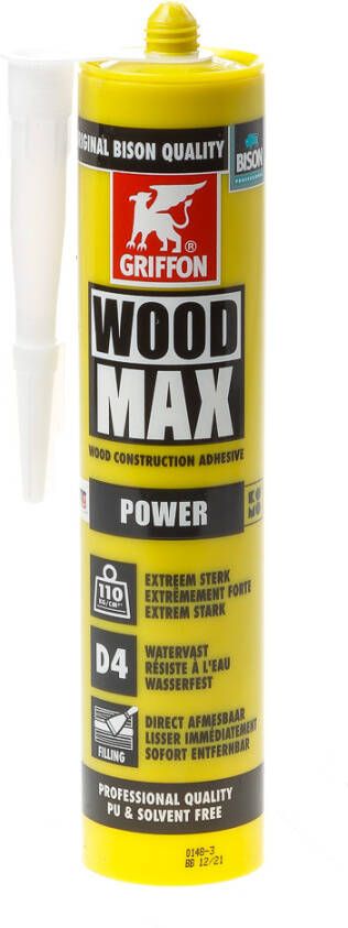 Mtools Griffon Wood Max Power Koker 380 g NL FR DE |