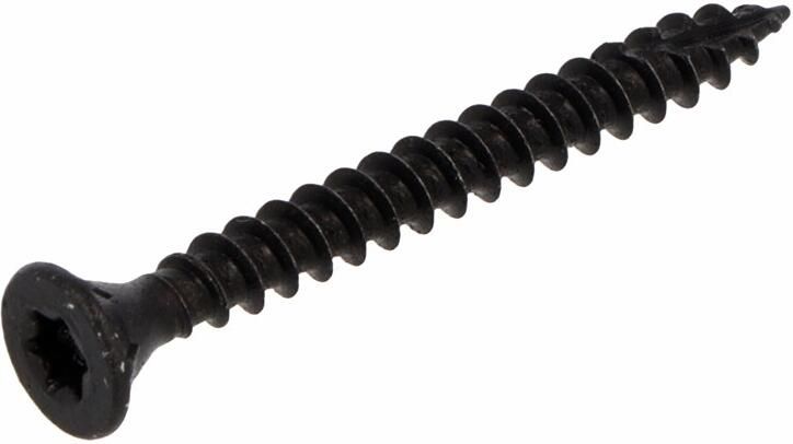 Blackline Spaanplaatschroef Hcp Zwart Pk Torx TX20 +Snijpunt 3.5X20 | 25 stuks 6901.20.13520