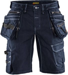 Blåkläder Blaklader shorts 1992-1141 marineblauw zwart mt C48