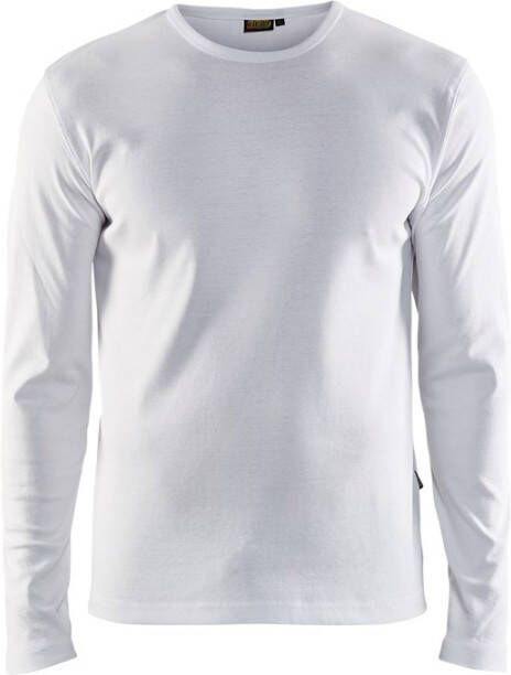 Blåkläder Blaklader T-shirt lange mouw 3314-1032 wit mt L