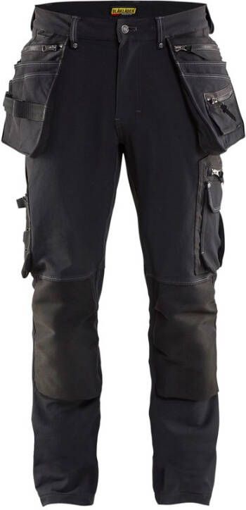 Blåkläder Werkbroek 4-weg stretch X1900 19981644 | Zwart | Maat C154 7330509657706