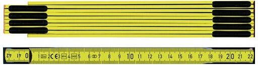 BMI Duimstok | lengte 2 m | EG III | hout geel | 1 stuk 972900200 H 972900200 H