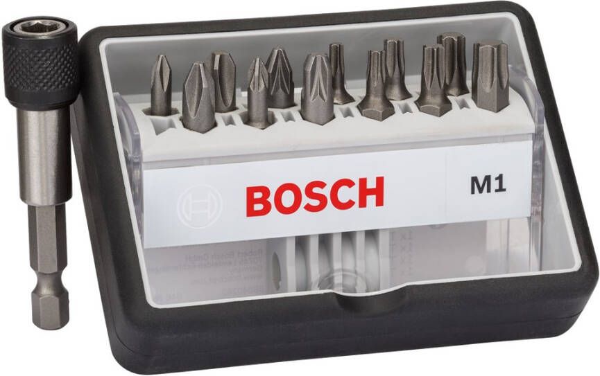 Bosch Accessoires Bitset | Extra Hard M1 | Robustline | 13-delig | 2607002563
