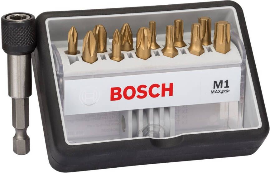 Bosch BITSET MAX GRIP M1 12+1-DELIG