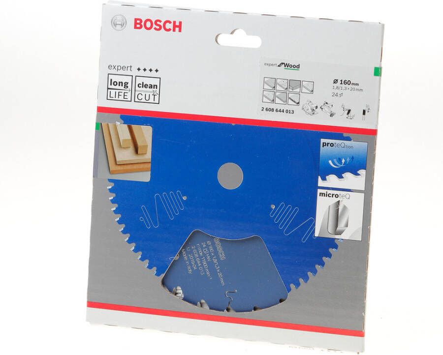 Bosch Accessoires Cirkelzaagblad Expert for Wood 160x20x1.8 1.3x24T 2608644013
