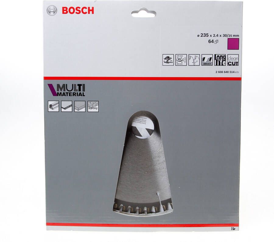 Bosch Cirkelzaagblad Multi Material 235 x 30 25 x 2 4 mm 64 1st