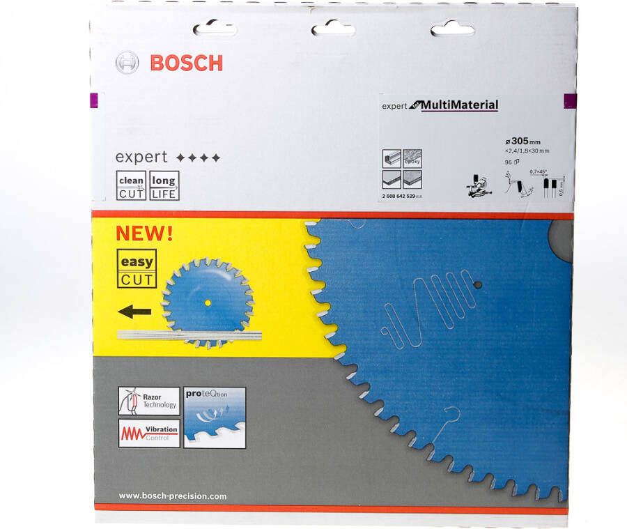 Bosch Accessoires Cirkelzaagblad Expert for Multimaterial K V 305X30X2.4 1.8 96T 2608642529