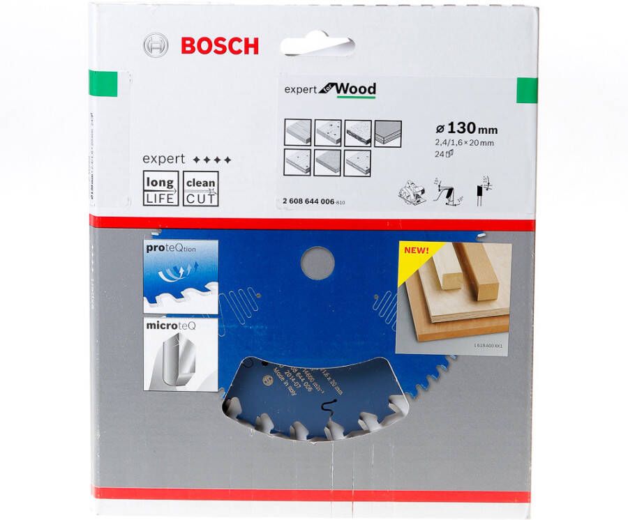 Bosch Cirkelzaagbl.Wood 130x20x2 4 24T