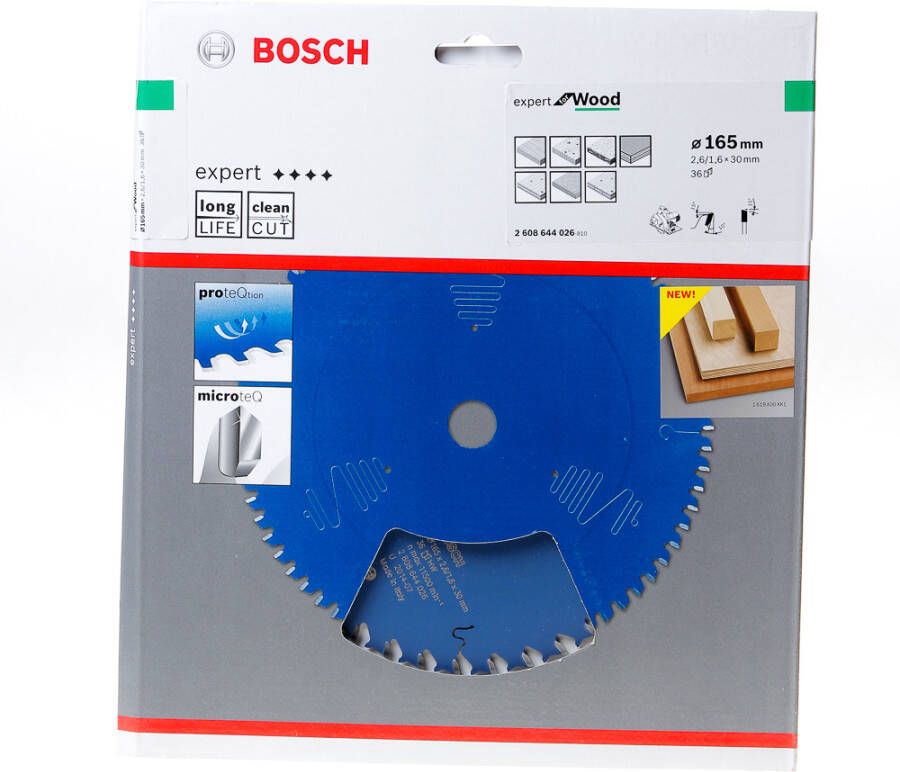 Bosch Cirkelzaagbl.Wood 165x30x2 6 36T