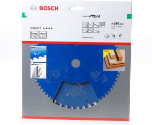 Bosch Accessoires Cirkelzaagblad expert for Wood 190x30x2.6 1.6x40 T 2608644048