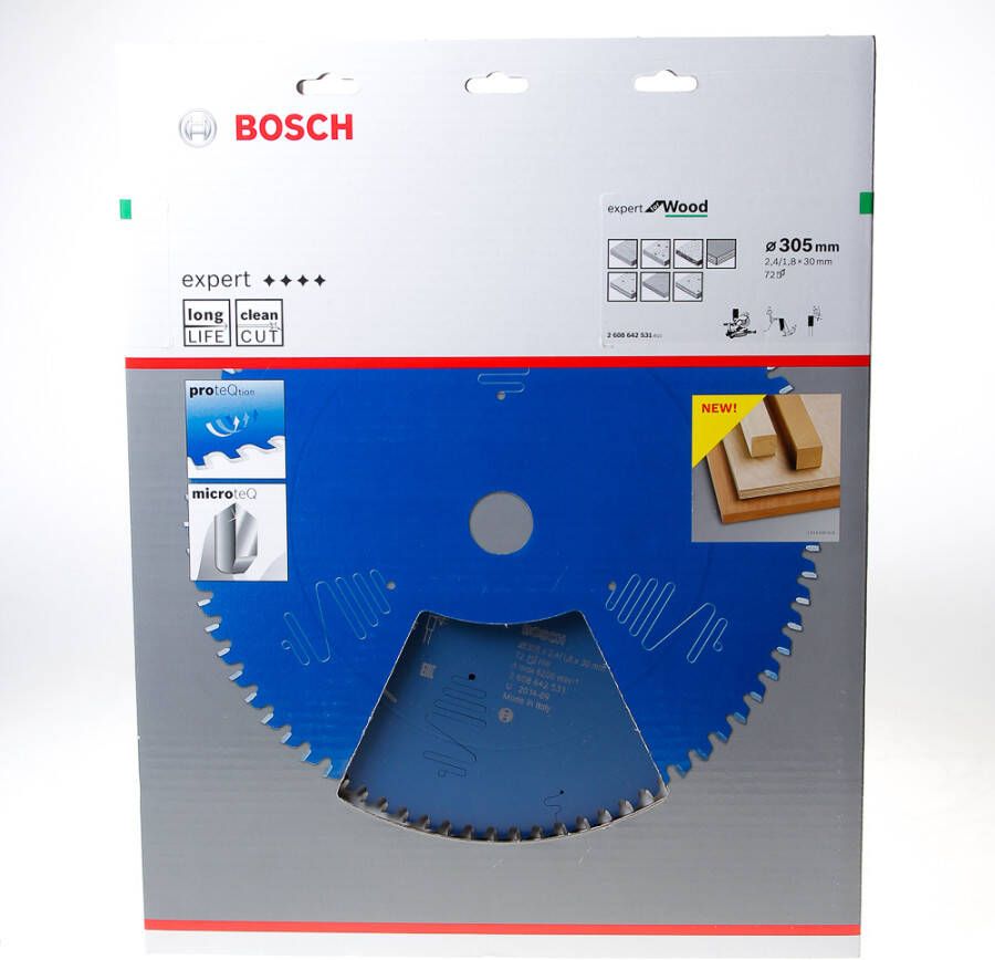 Bosch Cirkelzaagbl.Wood Neg.305x30x2 4 72T