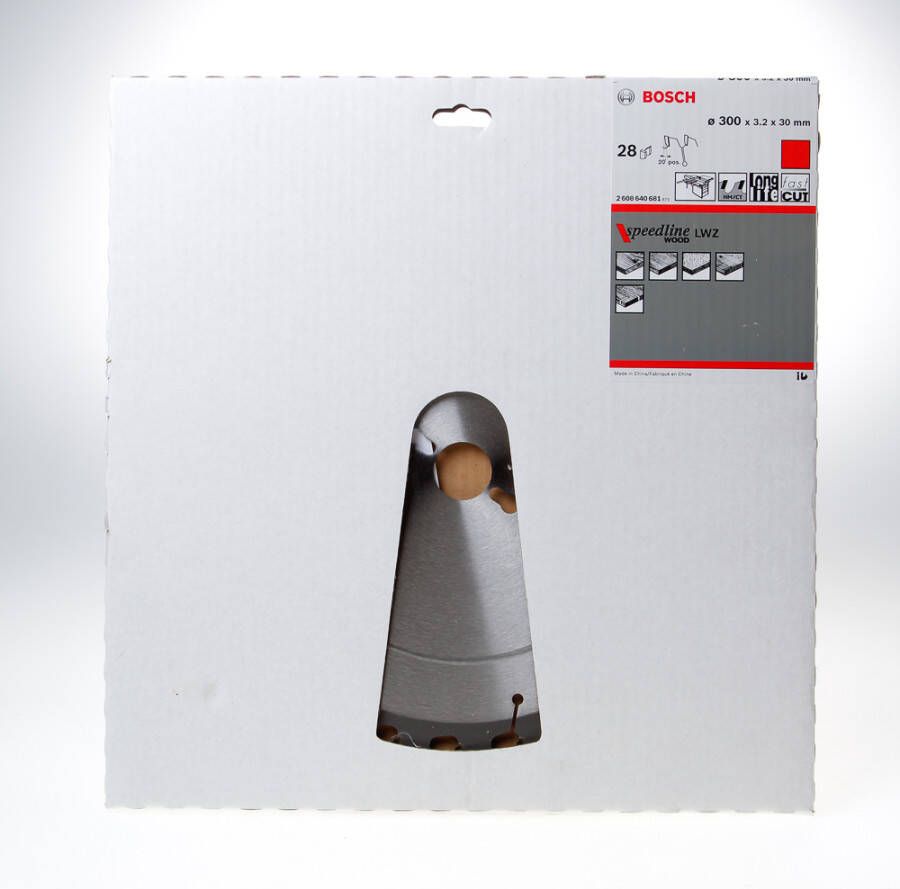 Bosch Accessoires Cirkelzaagblad Standard for Wood Speed 300 x 30 x 3 2 mm 28 1st 2608640681