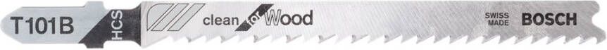 Bosch Accessoires Decoupeerzaagblad T 101 B Clean for Wood 3st 2608630557