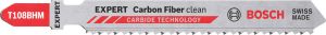 Bosch Accessoires Expert 'Carbon Fiber Clean' T 108 BHM decoupeerzaagblad 3-delig 1 stuk(s) 2608900565