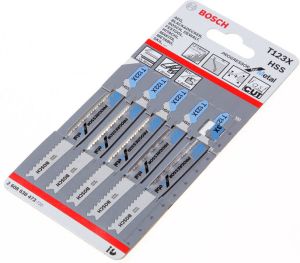 Bosch Accessoires 5x Progressor voor metaal decoupeerzaagblad T123X 2608638473