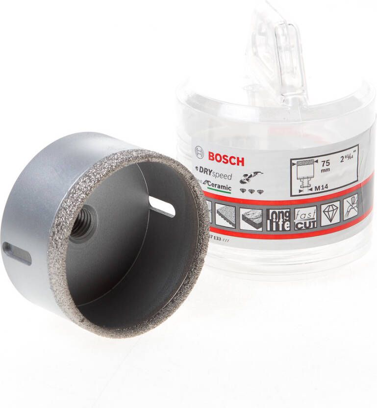Bosch Diamantboor dryspeed m14 75mm