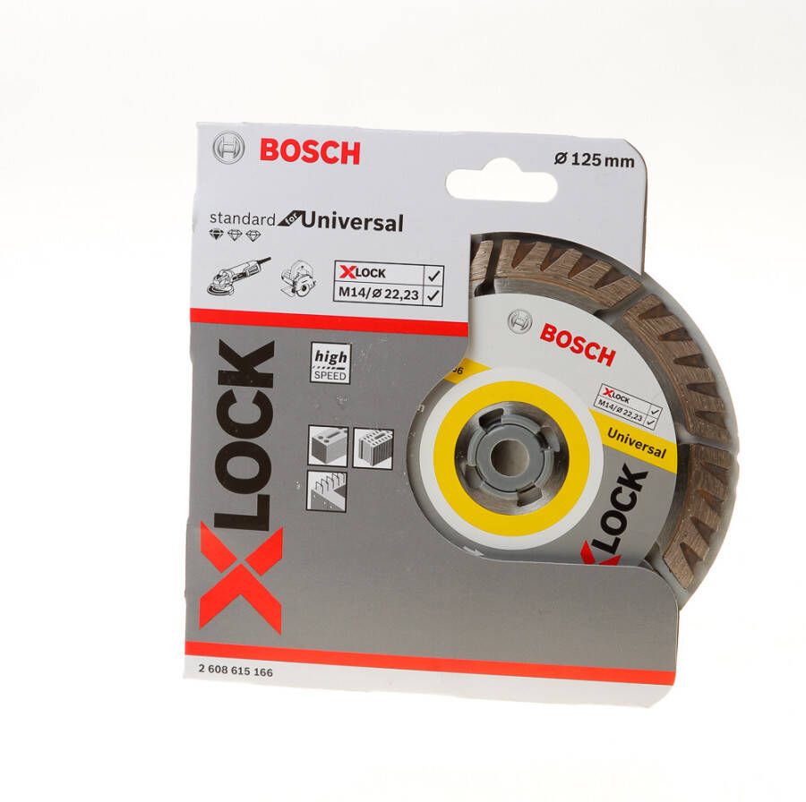 Bosch Diamantschijf Xlock stand.uni 125mm