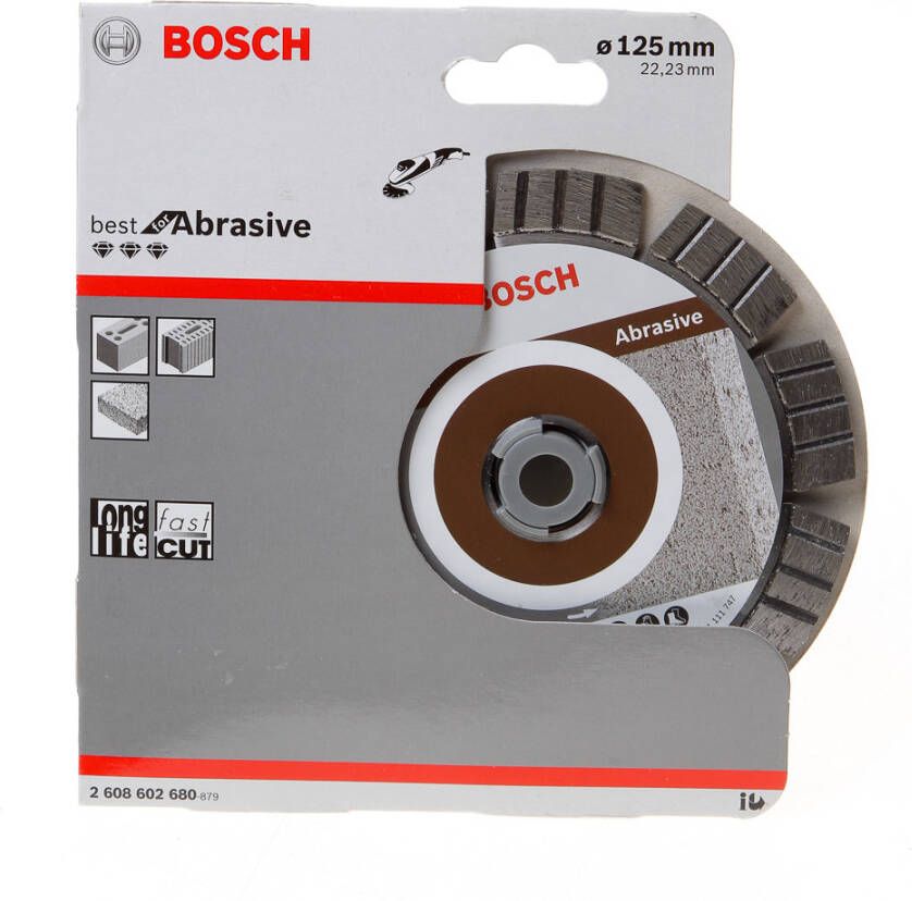 Bosch Diam.schijf best abrasive 125 22.2