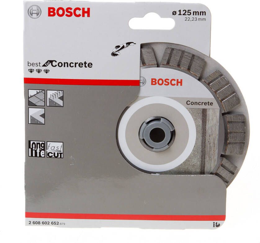 Bosch Accessoires Diamantdoorslijpschijf Best for Concrete 125 x 22 23 x 2 x 12 mm 1st 2608602652